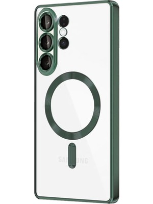 Adige Samsung Galaxy S26 Ultra Kılıf Demre Kross Magsafe Özellikli + Ekran Koruyucu