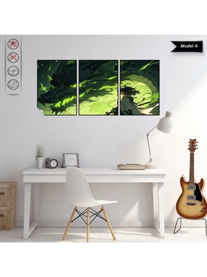 Akıllı Kağıt Statik Tutunma Özellikli Tablo - Poster Anime (Model- 4)