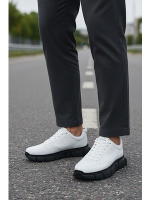 KAFKASLAR AYAKKABI Jel Kalın Tabanlı Ortopedik Sneaker Erkek Casual Spor Ayakkabı