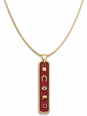 Venüs Design Çelik Şans Kolye