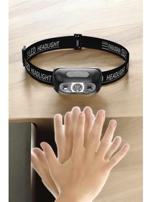 Uygun Kafa Lambası Kamp Lambası LED Işık Şarjlı Ayarlanabilir 2026