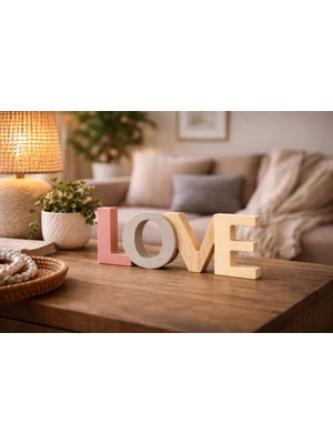 BRANDSMITHS Love Yazılı Dekoratif Obje