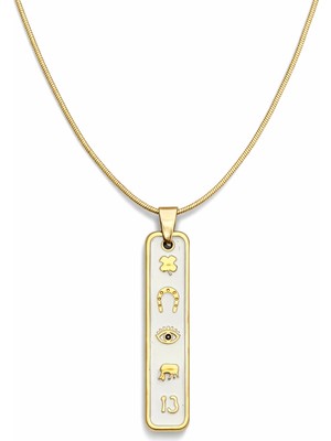 Venüs Design Çelik Şans Kolye