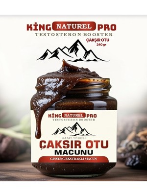 1 x 240 gr King Pro Naturel Çakşır Otu Macunu Ballı Polenli Güç ve Kuvvet