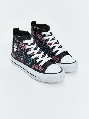 Lc Waikiki Yeni Sezon Bağcıklı Bilek Boy Kız Çocuk Spor Ayakkabı