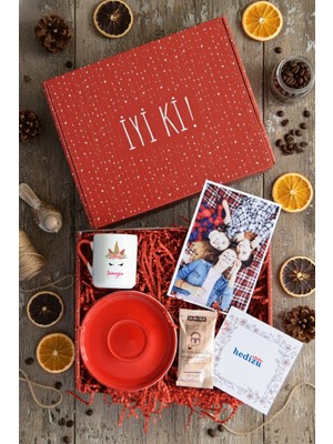 UltraMint Kırmızı Unicorn Hediye Kutusu, Sevgililer Günü Için Özel Tasarım