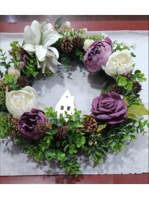 Es Dekor Büyük Çelenk Çap 35 Cm. 1 Adet