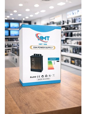 12V 33A 400W Adaptör İç Mekan | Dış Mekan Uyumlu | Yağmura Dayanıklı Güç Kaynağı | LED ve Kamera Adaptörü