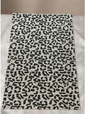 Boncukcu Abla Leopar Desenli Kristal Taşlı Kendinden Yapışkanlı Tabaka Kaplama 24X40CM