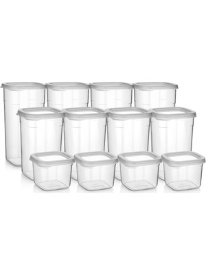 Follow Me Royal Kare Saklama Kabı 12 Adet Set