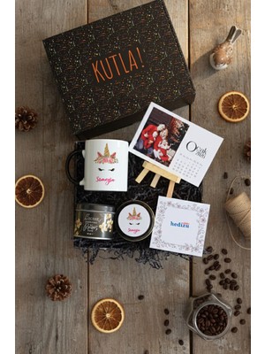 UltraMint Siyah Unicorn Hediye Kutusu, Sevgililer Günü Için Özel Tasarım