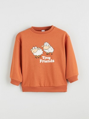 Lc Waikiki Yeni Sezon Bisiklet Yaka Baskılı Erkek Çocuk Tişört