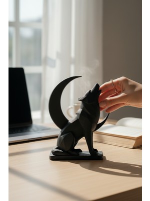 Pazarois Uluyan Bozkurt ve Hilal Figürlü Biblo