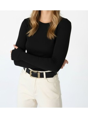 Genel Kadın Parmak Detaylı Body