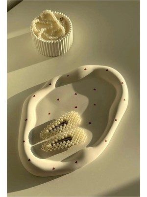 UltraMint Kalp Desenli Dekoratif Bulut Tabak, Sevgililer Günü ve Özel Gün Hediyesi