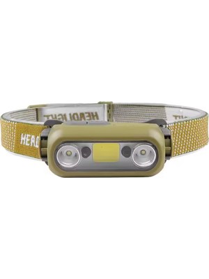 Amazex 6 Mod Parlak Işıklı 2* Xte+Cob LED Sensörlü Kafa Lambası (4767)