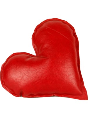 UltraMint Kırmızı Kalp Yastık, Sevgililer Günü Hediye, Romantik Dekorasyon