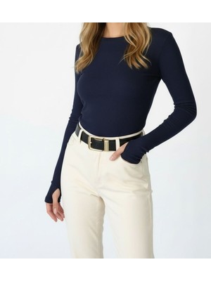 Genel Kadın Parmak Detaylı Body