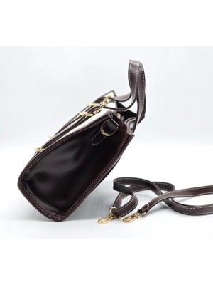 Legend Aksesuar Kadın Kemer Detaylı Keten Çapraz El ve Omuz Çantası