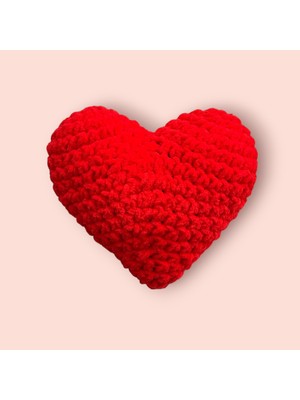 UltraMint Kırmızı Kalp Yastık, Sevgililer Günü Hediye ve Dekorasyon Fikri