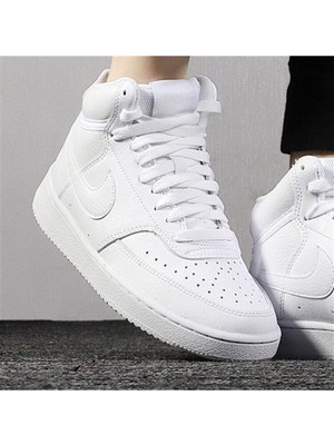 Nike Court Vision Mid Kadın Yarım Boğazlı Sneaker Spor Ayakkabı CD5436-100