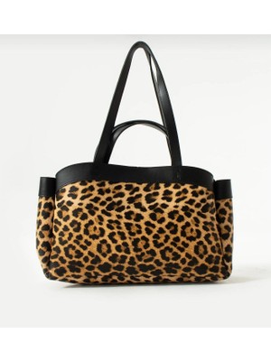 Legend Aksesuar Kadın Madrid Model Mıknatıs Kapamalı Yavrulu (Makyaj Çantalı) El ve Kadın Omuz Çantası