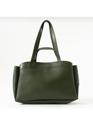 Legend Aksesuar Kadın Madrid Model Mıknatıs Kapamalı Yavrulu (Makyaj Çantalı) El ve Kadın Omuz Çantası