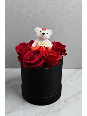 UltraMint Sevgililer Günü Kupa ve Ayıcık Gül Kutusu Seti