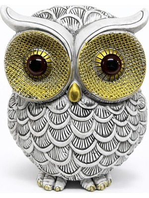 SiHako 19X16 cm Polyester Baykuş Figürü