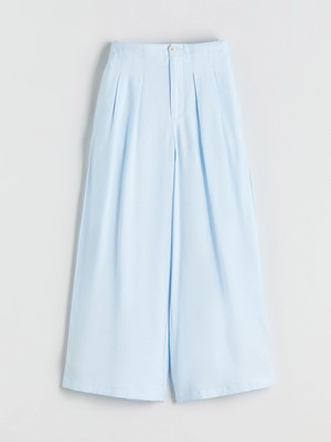 Lc Waikiki Yeni Sezon Beli Lastikli Pileli Kız Çocuk Pantolon