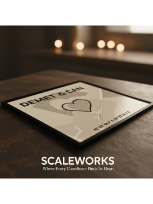 UltraMint Kişiye Özel Harita Tasarımlı Işıklı Gece Lambası, Mavi, Sevgililer Günü Hediye