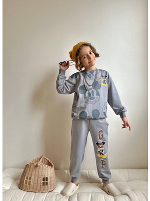 Jolly Kids Erkek Çocuk Sweatshirt Kışlık Eşofmanlı Takım