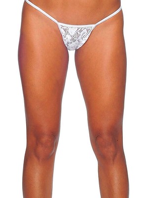 Çamaşır Kenti Transparan Dantel Tanga Külot