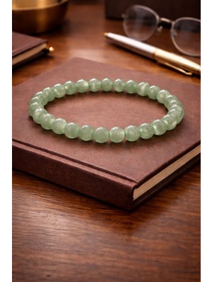 Efulim Doğaltaş Yeşil Aventurin Doğal Taş Bileklik | Minimal ve Zamansız Tasarım