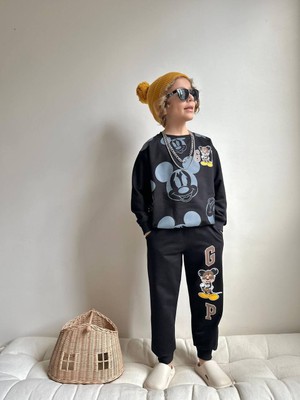 Jolly Kids Erkek Çocuk Sweatshirt Kışlık Eşofmanlı Takım