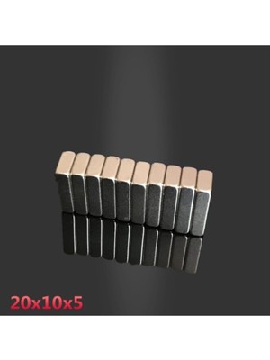 Normadia Neodyum Manyetik Küp Seti, 75 mm Boyut, 20 mm En, 10 mm Kalınlık, 5 Adet