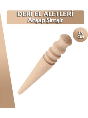 Normadia Ahşap Şimşir Deri Kenarı Düzeltme 15 Cm, Kaliteli ve Şık Tasarım
