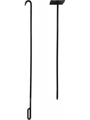 Tunca Soba Şömine Gelberi + Köz Karıştırma Demiri