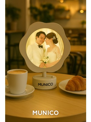 UltraMint Işıklı Papatya Aynası, Sevgililer Günü ve Yıldönümleri Için Özel Hediye