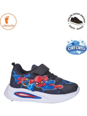 Albishoes Erkek Bebek Çocuk Yazlık Cırtlı Karakter Figürlü Hafif Rahat Taban Sneaker Spor Ayakkabı