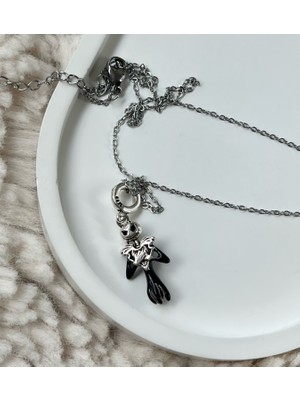 The Nıghtmare Before Chrıstmas Çizgi Film Charmlı 316L Paslanmaz Çelik Kolye