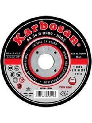 Normadia 25 Adet Inox Metal Kesme Taşı 115X1.0X22 Mm, Dayanıklı ve Yüksek Performans