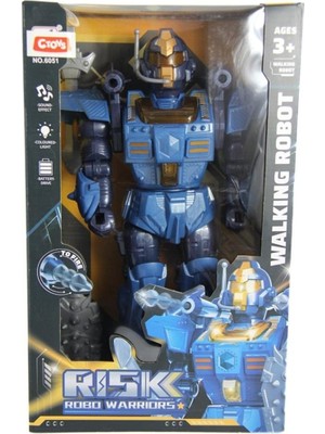 Ctoy Oyuncak Işıklı Sesli Ok Atan ve 360 Derece Dönen Robot CTOY-6051