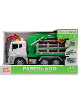 Ctoy Sesli ve Pilli Vinçli Kütük Taşıyıcı