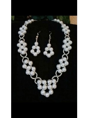 Ravinity Sevgililer Günü Hediye Seti Inci Kolye Küpe Set