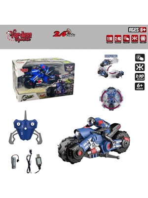 Vardem Oyuncak Uzaktan Kumandalı Ff 2.4g Şarjlı 1:10 Motosiklet VRD-HB-MK10A01-02