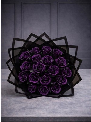 UltraMint Solmayan Kokulu Bordo Gül Buketi Sevgililer Günü ve Doğum Günü Hediyesi