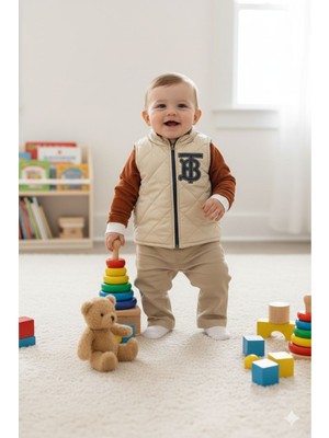 Donino Dörtlü Yelekli Takım