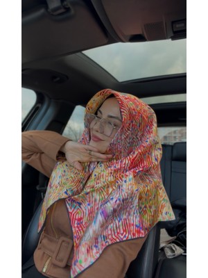 La Boutique Yeni Sezon Twill Ipek Eşarp 2528-01