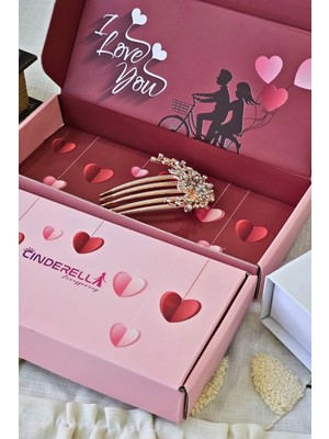 UltraMint Zarif Çiçekli Topuz Tokası, Özel Günler Için Şık Hediye